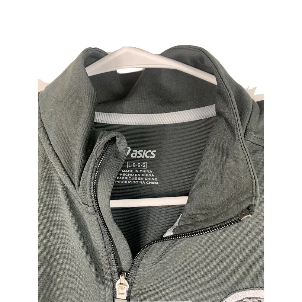 NWT Asics Unisex Large Wildcats Centralia School Full Zip Long Sleeve Jacket - Picture 2 of 8